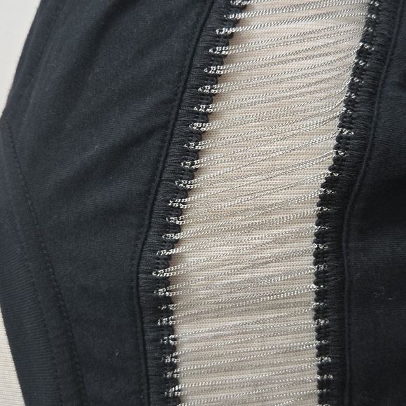 All Saints Black Top with Chain Back Detail/Size M/L/NWT - Picture 7 of 8